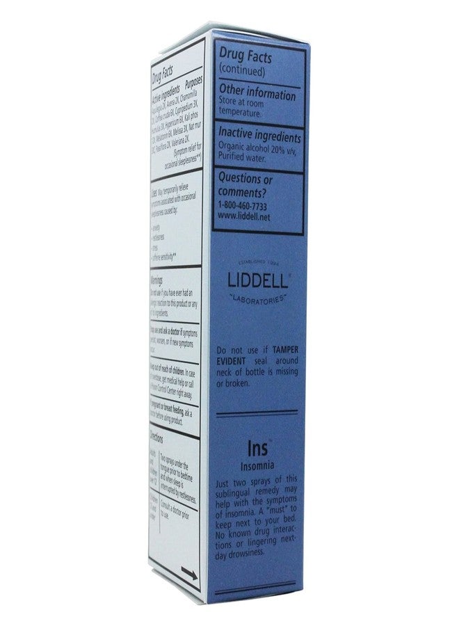 Liddell Homeopathic Insomnia 1 Oz3 - Image 2